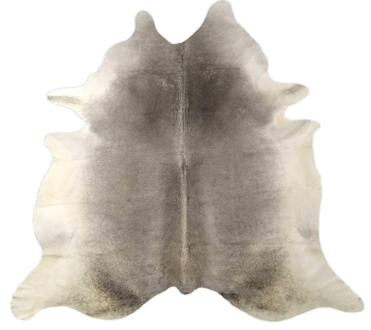 HomeRoots Natural Grey Brazilian Cowhide Rug