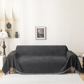 Meetsky Black Couch Covers For 3 Cushion Couch Sofa Recliner Couch Cover L Shape Sofa Cover Sofa Slipcovers Washable Thick Couch