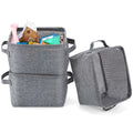 AARAINBOW Small Storage Basket Bins Canvas Mini Storage Cubes Storage Basket for Makeup, Baby Toys Liners, Books Nursery Storage