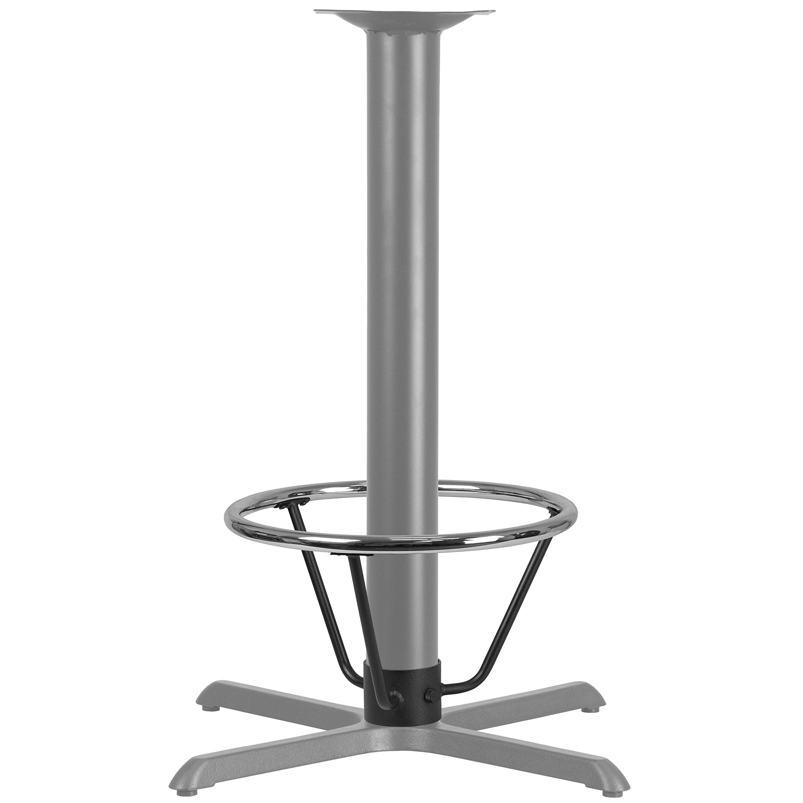 Flash Furniture Bar Height Table Base Foot Ring With 4.25'' Column Ring - 19.5'' Diameter