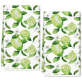JarThenaAMCS Lemon Kitchen Towel Watercolor Green Lime Dish Towels 18 x 28 Inch Hand Drying Tea Towel for Cooking Baking Cleanin