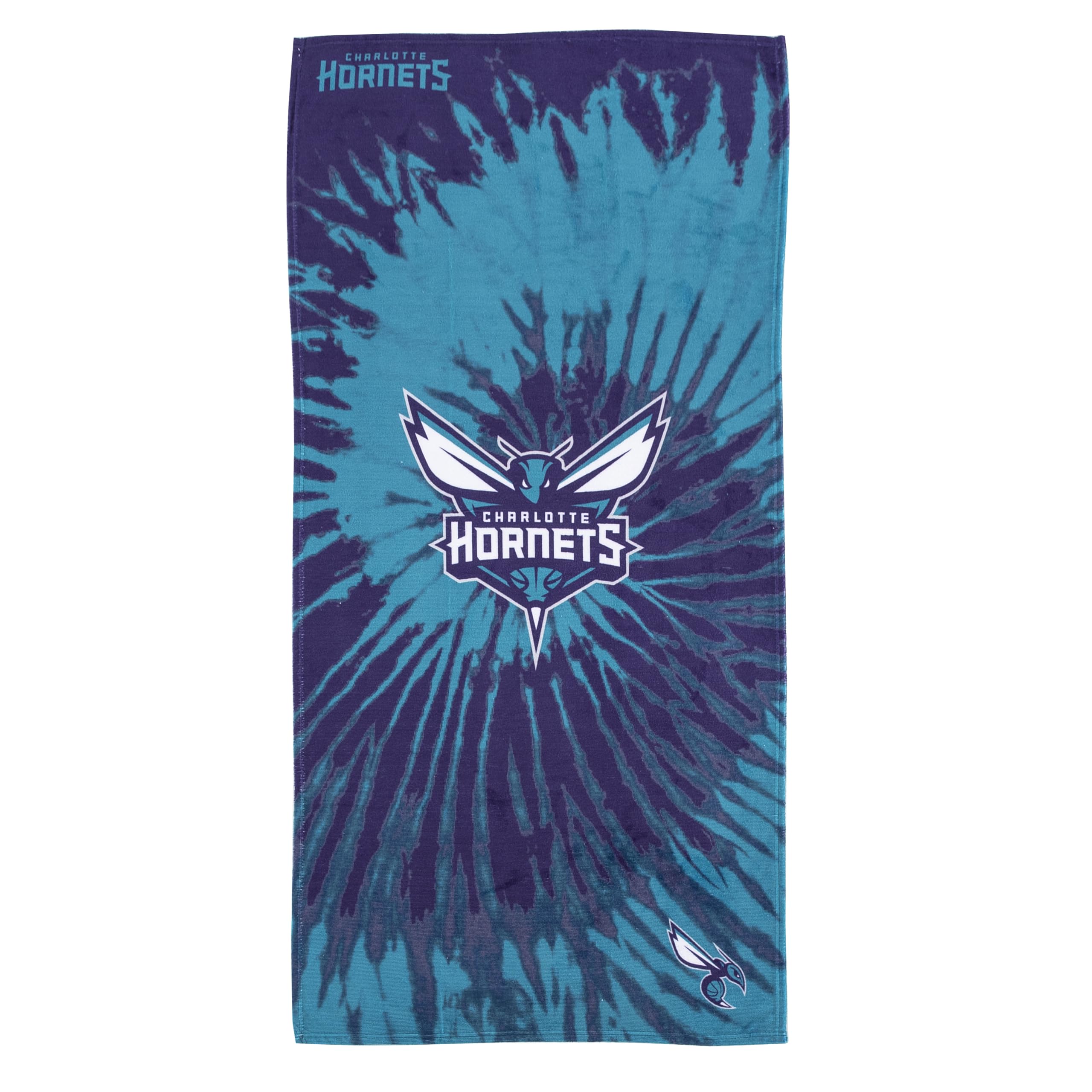 Northwest NBA Charlotte Hornets Beach Towel, Psychedelic, 30' x 60'