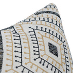 Blazing Needles Square Jacquard Throw Pillow, 17", Tupelo Sahara