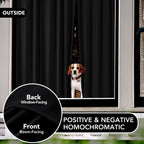Deconovo Blackout Curtains For Bedroom–Thermal Insulated, Noise-Reducing, Energy-Efficient Drapes For Privacy & Soundproofing–Ideal For Parents, Seniors–52W X 72L Inch, Black, 2 Panels