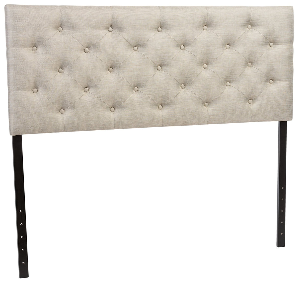 Baxton Studio Viviana Headboard, Queen, Light Beige