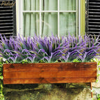 Phliofd 32Pcs Artificial Grass Fake Plants 17.3In Outdoor Plants Uv Resistant Faux Greenery Stems Fake Grass For Home Window Gar
