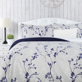 Chanasya Premium Floral Duvet Cover Set - Duvet Cover (68    X 90   ) & 1 Pillow Sham (20    X 26   ) - 2-Piece Set, Twin Size,