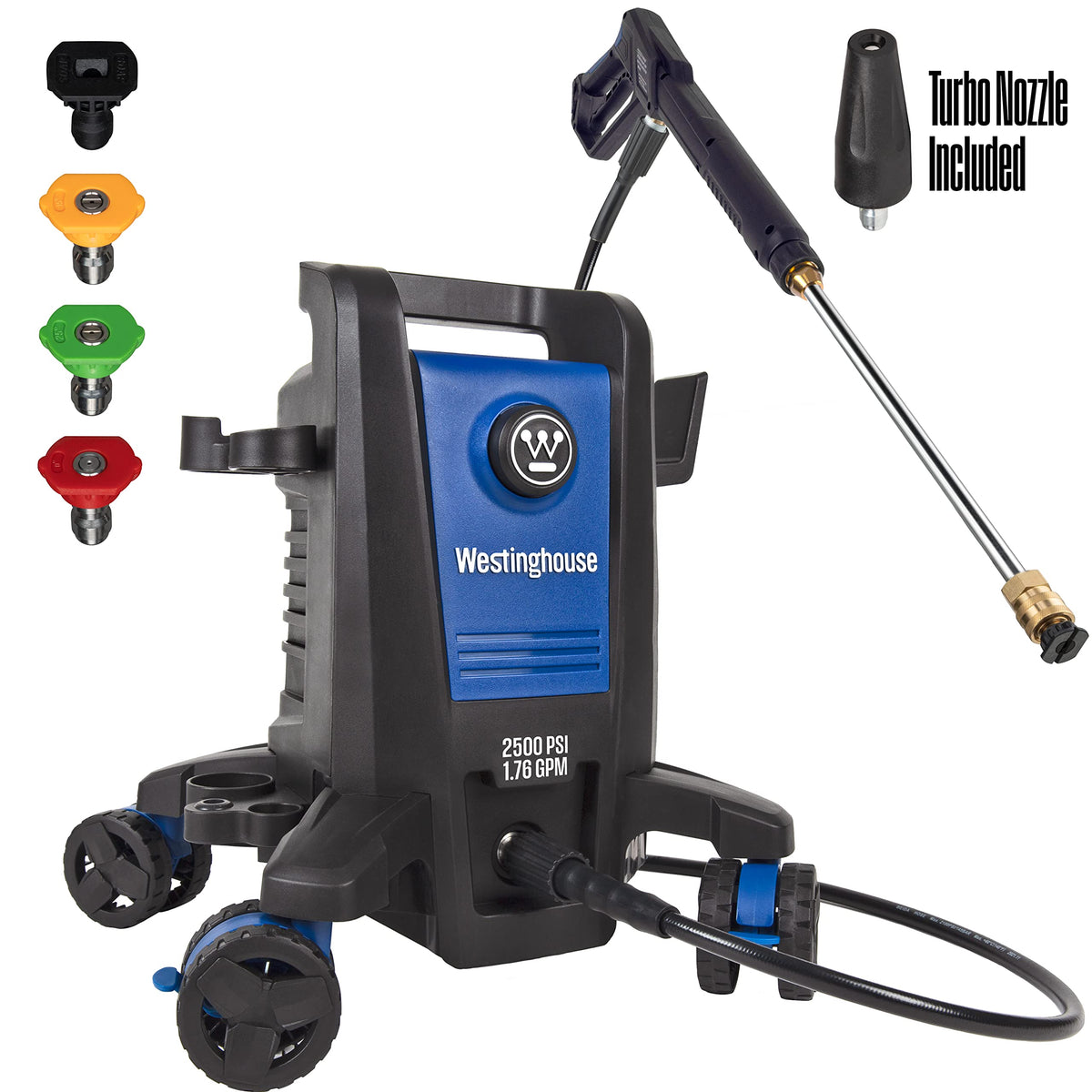 Westinghouse Epx3500 Electric Pressure Washer, 2500 Max Psi 1.76 Max Gpm With Anti-Tipping Technology, Onboard Soap Tank, Pro-St