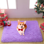 Merelax Modern Soft Fluffy Small Shaggy Rug For Bedroom Livingroom Dorm Kids Room Indoor Home Decorative, Non-Slip Plush Furry F