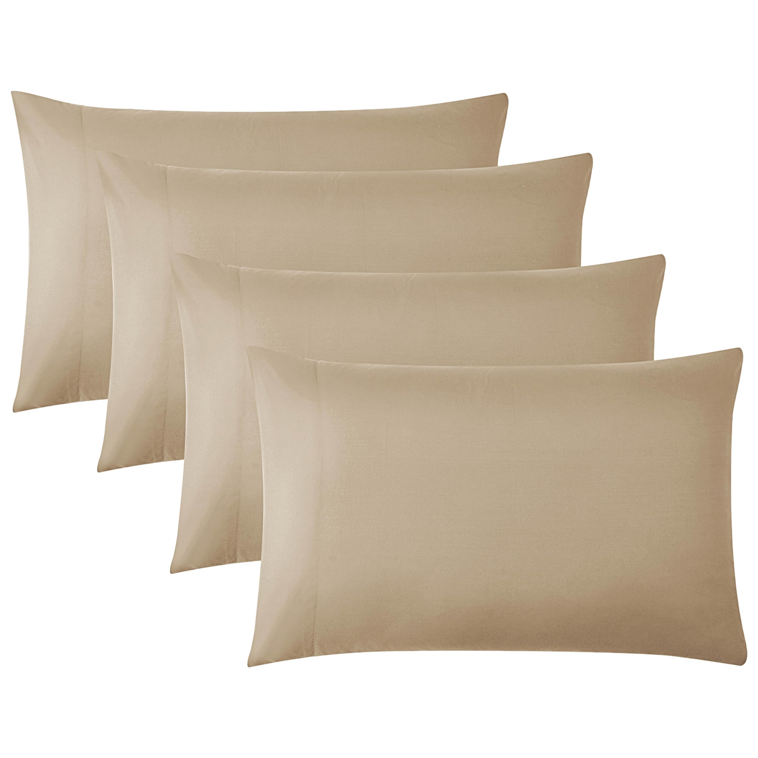 Southshore Fine Living, Inc. King Size Pillow Cases Set Of 4, Luxurious, Ultra-Soft Brushed Microfiber, Hotel Quality Pillowcase