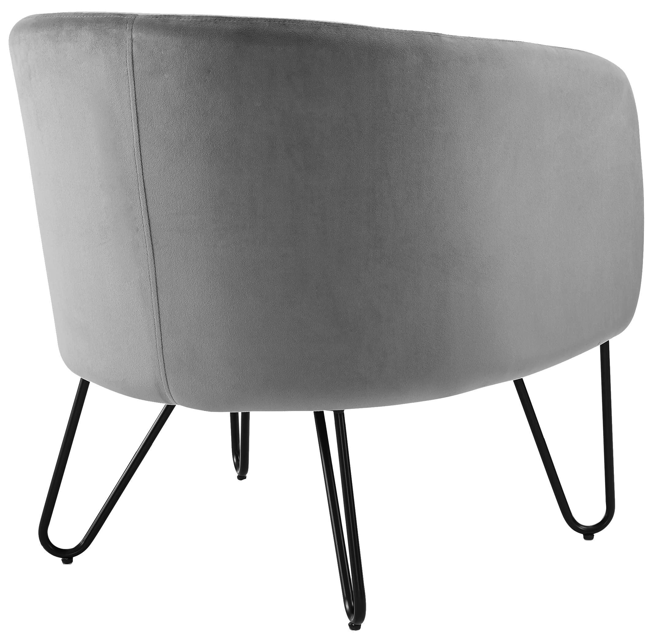 Crosley Furniture Parkway Velvet Living Room Accent Chair, Gray