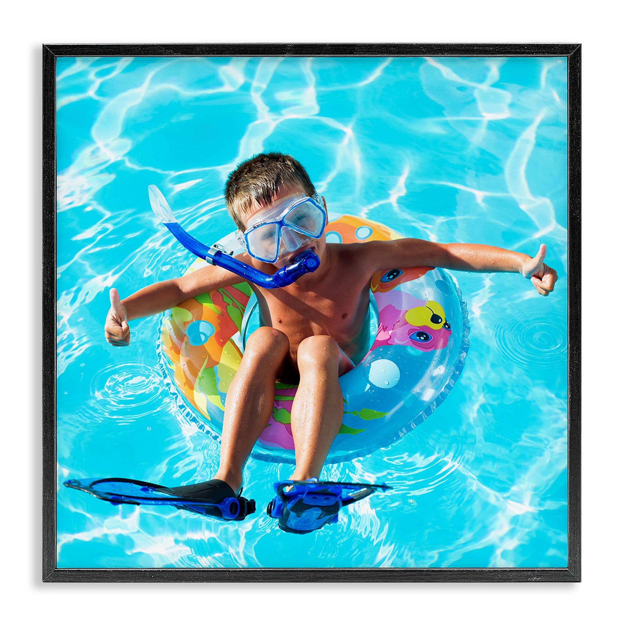Stupell Industries Personalized Custom Print Square Framed Giclee Art