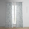 Hpd Half Price Drapes Geometric Abstract Printed Curtains 96 Inches Long Luxury Cotton Curtains (1 Panel) Room Darkening Window