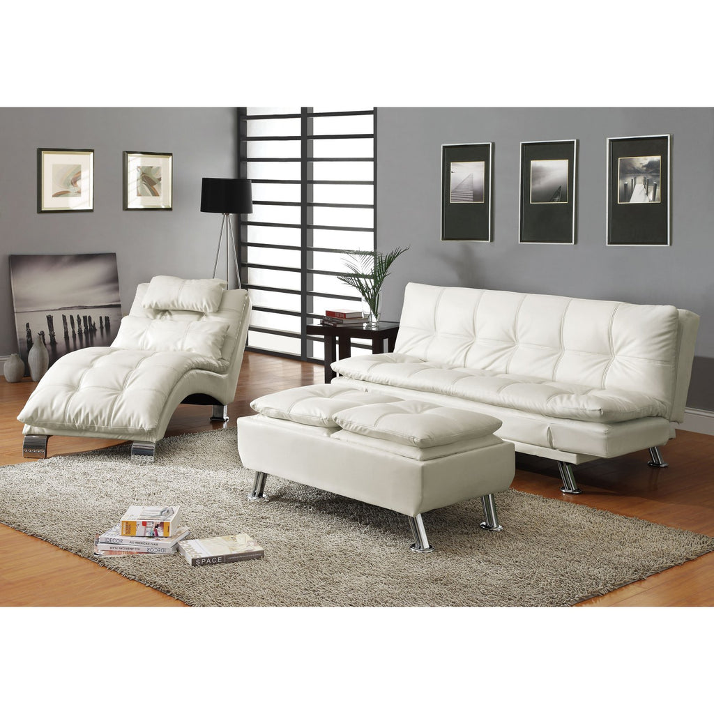 Coaster Dilleston Sofa Bed, White