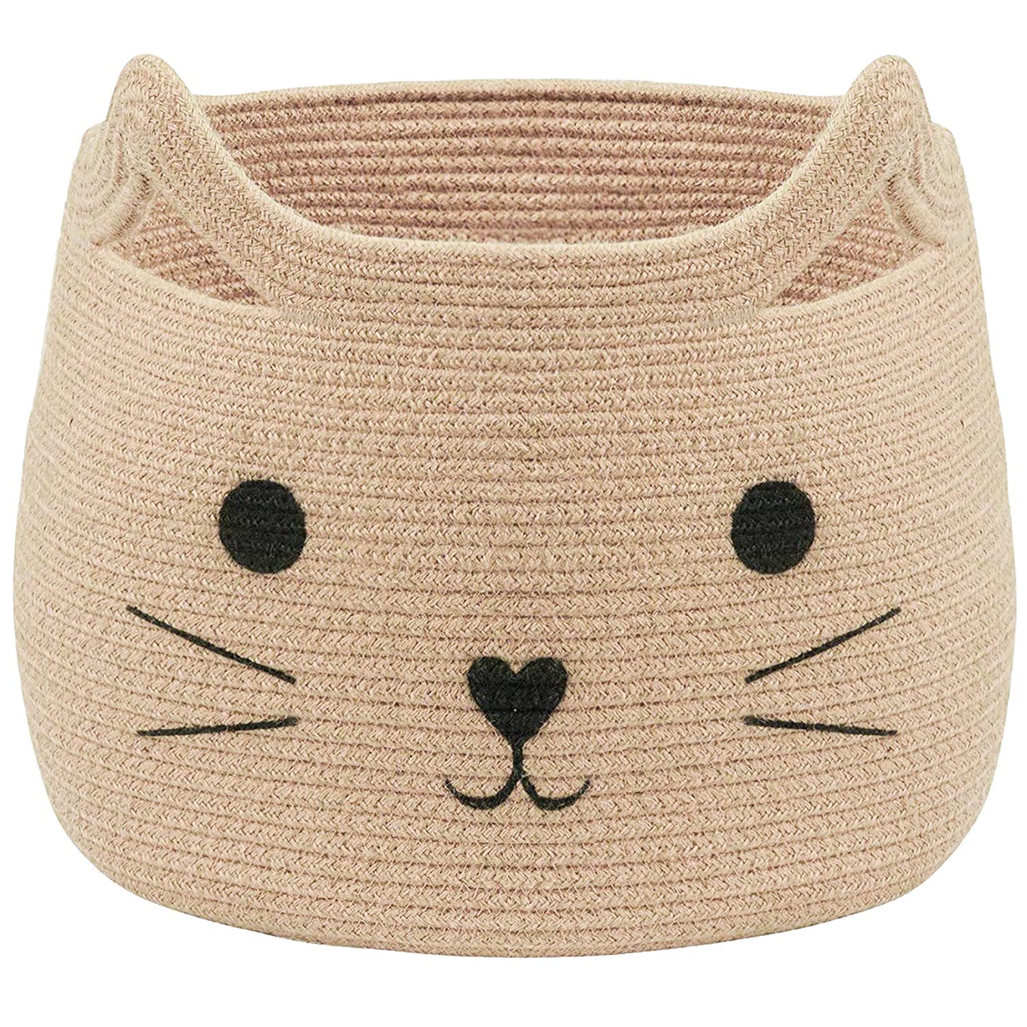 Lby Cotton Storage Gift Basket, Cute Case For Closet, Packing, Wedding Packaging Organizer Box Jute Basket Handwoven EcoFriendl