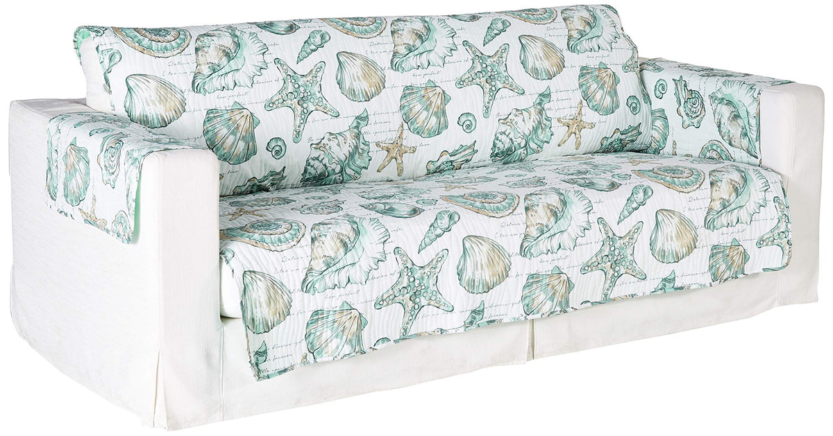 Barefoot Bungalow Cruz Slipcover, Sofa, White,Gl1709Gfps