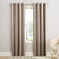 Sun Zero Barrow Energy Efficient Grommet Curtain Panel Pair 54' X 95'