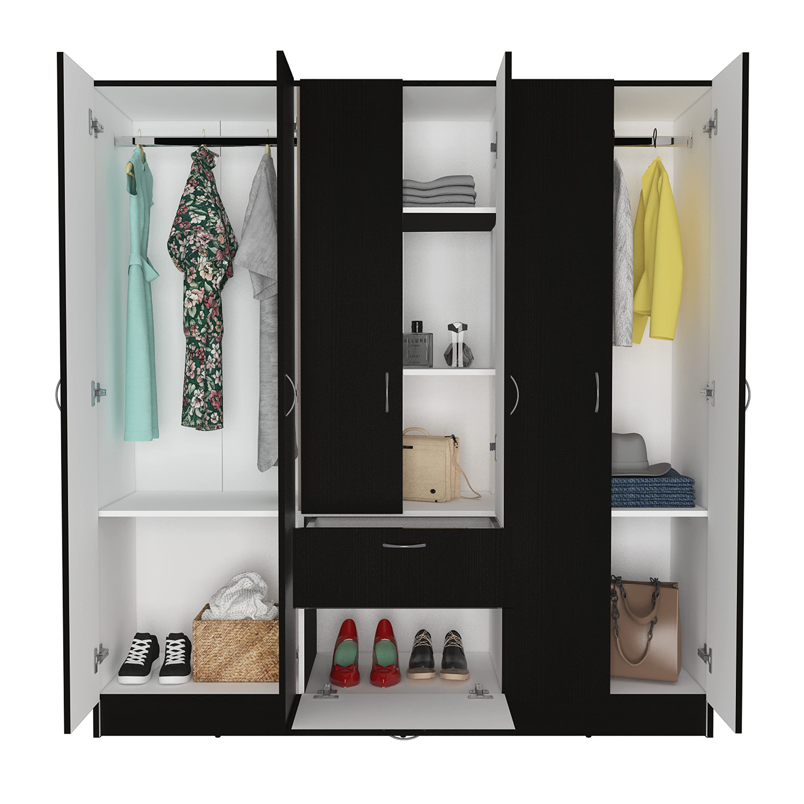 Depot E-Shop Kibo 6 Doors Armoire - Thumbnail 4