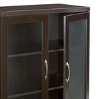 Safco Mayline Agdcldc Aberdeen Cabinet, Mocha Laminate