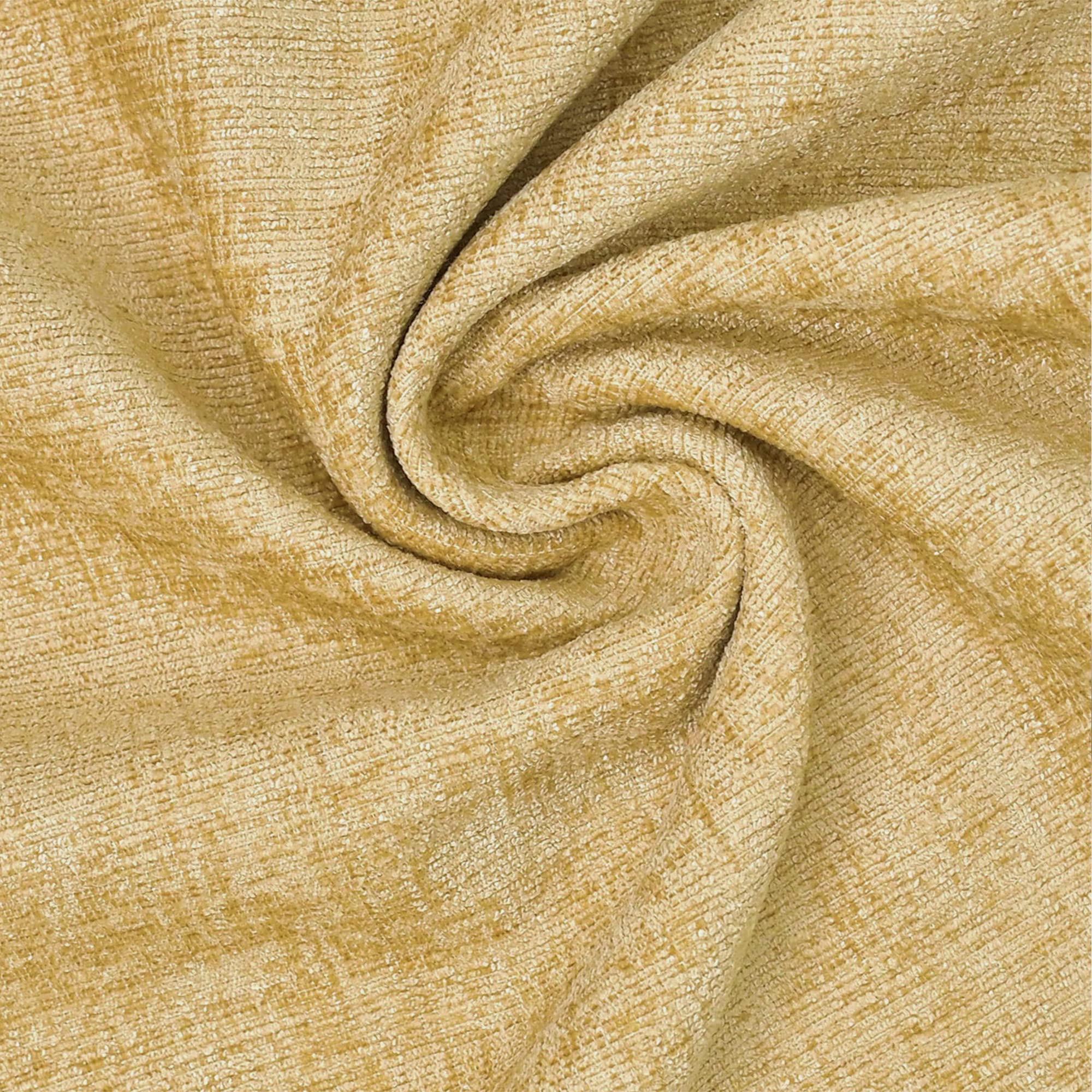 Calitime Pack Of 2 Cozy Throw Pillow Covers Cases For Couch Sofa Home Decoration Solid Dyed Soft Chenille 20 X 20 Inches Gold