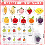 Shappy Inspirational Positive Fruit Toy Gift Funny Wool Knitted Fruit Mini Doll Employee Appreciation Gift Motivational Pun Card