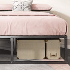 Zinus Lorelei 14 Inch Metal Platform Bed Frame, Mattress Foundation With Steel Slat Support, No Box Spring Needed, Easy Assembly, Full, Black
