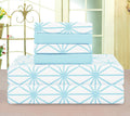 Elegant Comfort Luxury Soft Bed Sheets Cube Pattern - 1500 Premium Hotel Quality Microfiber Softness Wrinkle And Fade Resistant