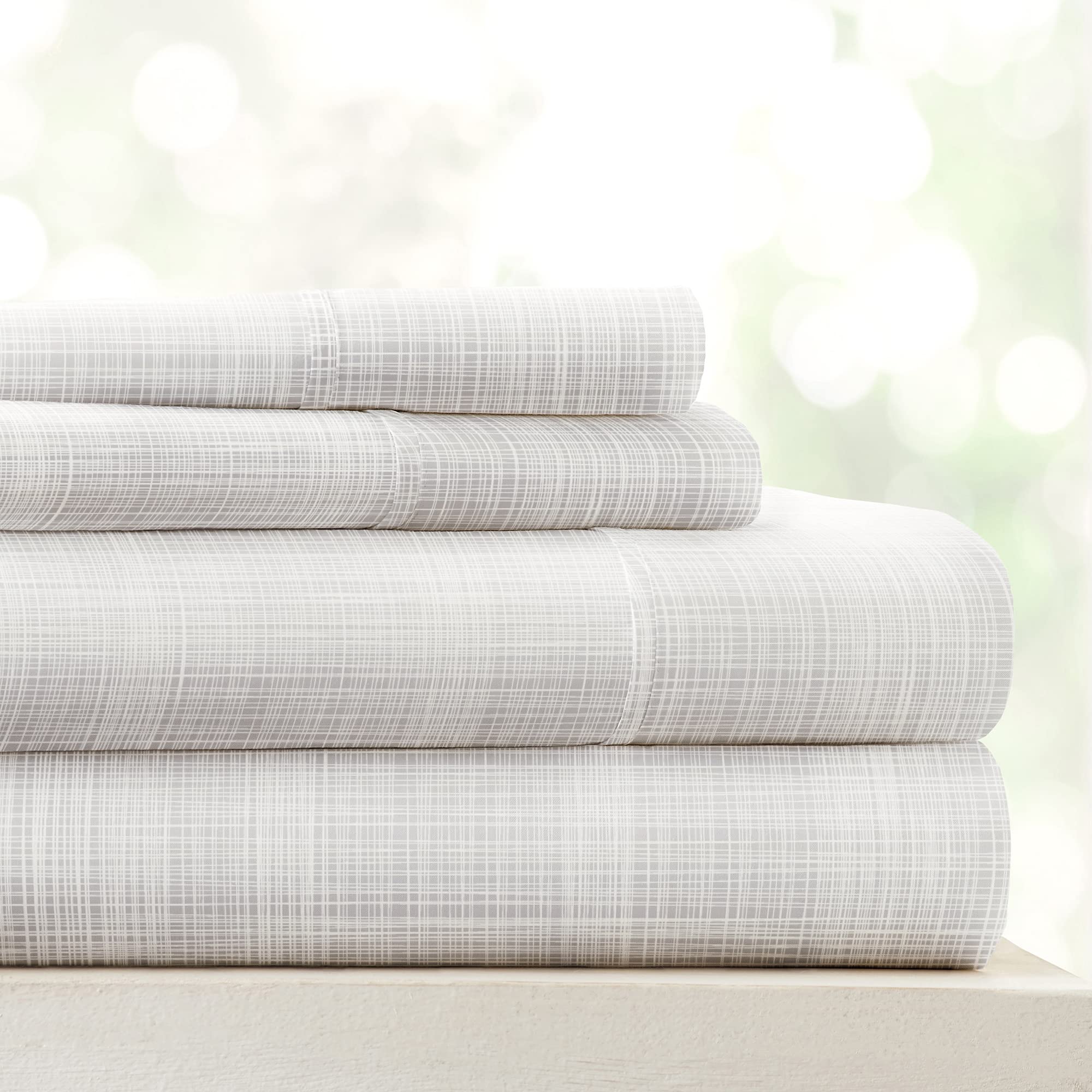 Linen Market 3 Piece Twin Bedding Sheet Set (Gray Thatch) - Sleep Better Than Ever With These Ultra-Soft & Cooling Bed Sheets Fo