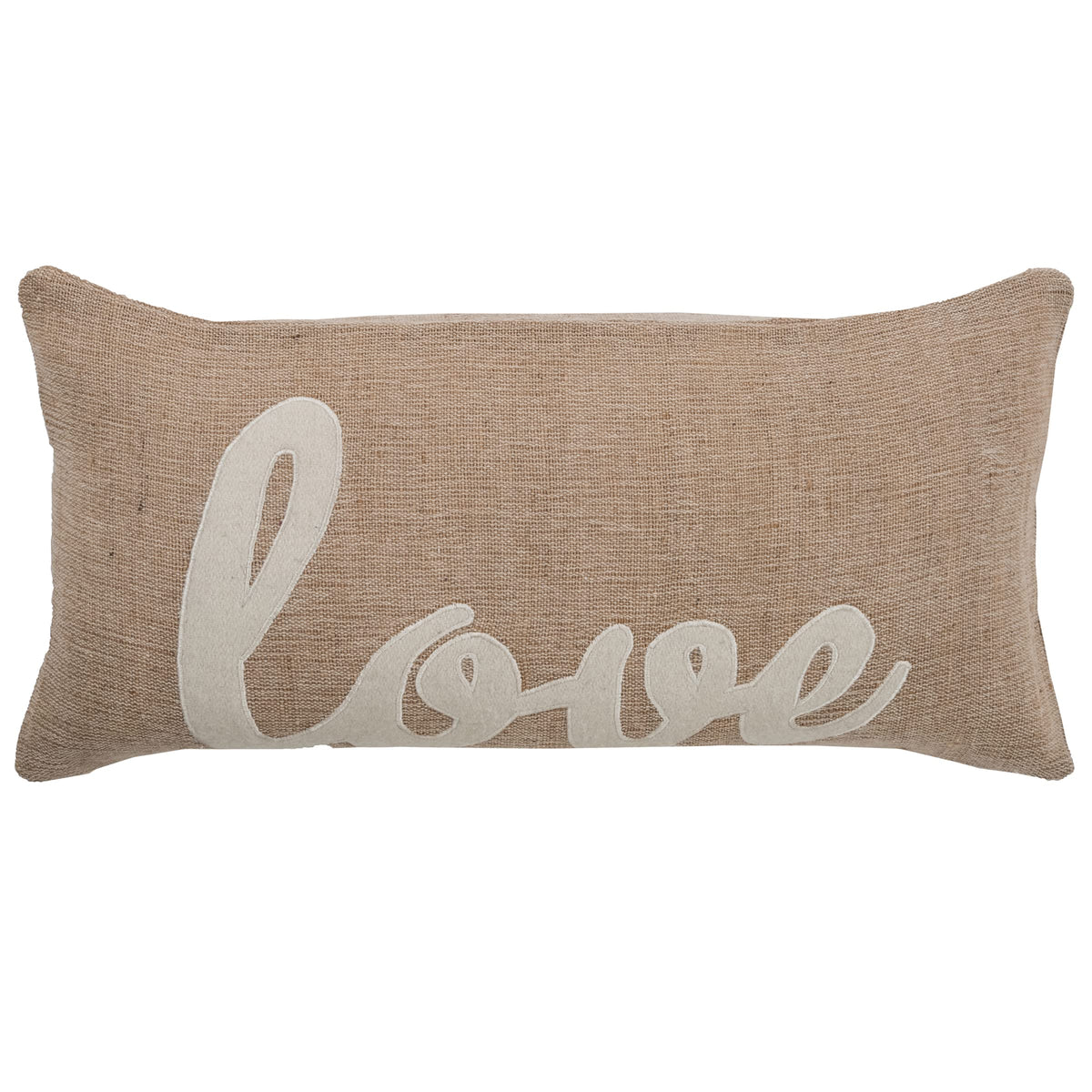 Rizzy Home T06153 Decorative Pillow, 11&quot;X21&quot;, Beige