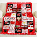 Ladybug Blanket for Girls,Ladybugs Gifts for Women Girl,Soft Plush Ladybugs Throw Blankets,Ladybug Stuff Decoration,Lightweight 