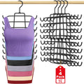 4Pcs Tank Top Hangers Space Saving Hanger Organizer Bra Hangers for Closet Organizer 360 Rotating Metal Closet Organizers and St
