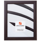 Craig Frames Contemporary Picture Frame, 4 x 10 Inch, Brazilian Walnut Brown