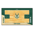 FANMATS - 9494 NBA Milwaukee Bucks Nylon Face NBA Court Runner-Small 24x44