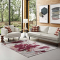 Modway Blume Colorful Abstract Floral 4X6 Area Rug