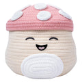 Fizz Creations Squishmallows Malcolm The Mushroom Woven Storage Basket With Lid | 8.5 Inches Tall | Officially Licensed Squishma