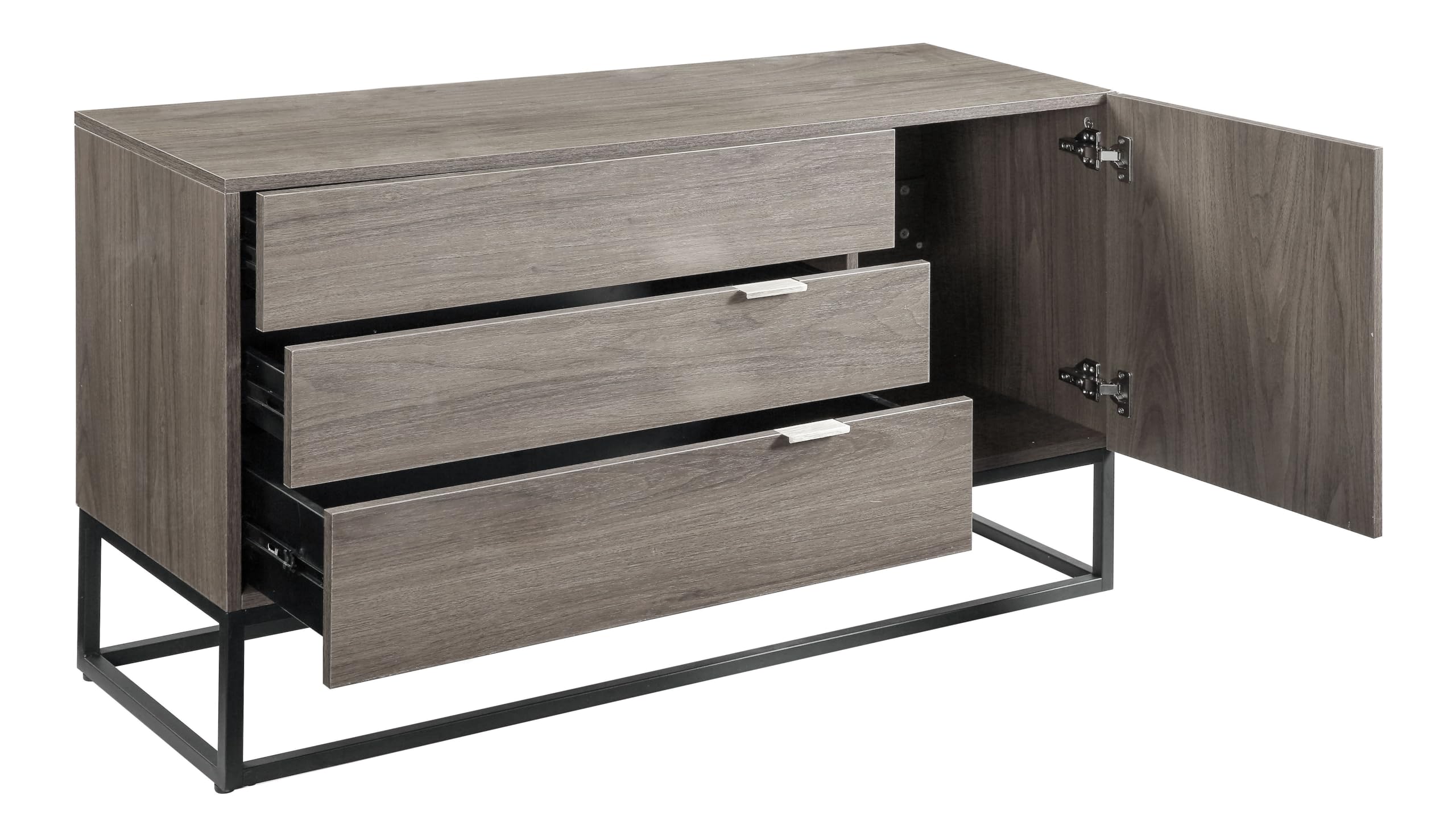 Acme Walden 3-Drawer Wooden Console Table with 1 Door - Thumbnail 4