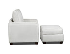 American Furniture Classics Relay Linen Upholstered Chair, Soft Washed Cream Tweed