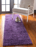 Unique Loom Solo Collection Area Rug - Calabasas (2 2 x 13 1 Runner, Violet)