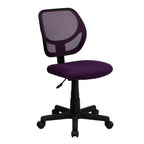 Flash Furniture Neri Low Back Purple Mesh Swivel Task Office Chair