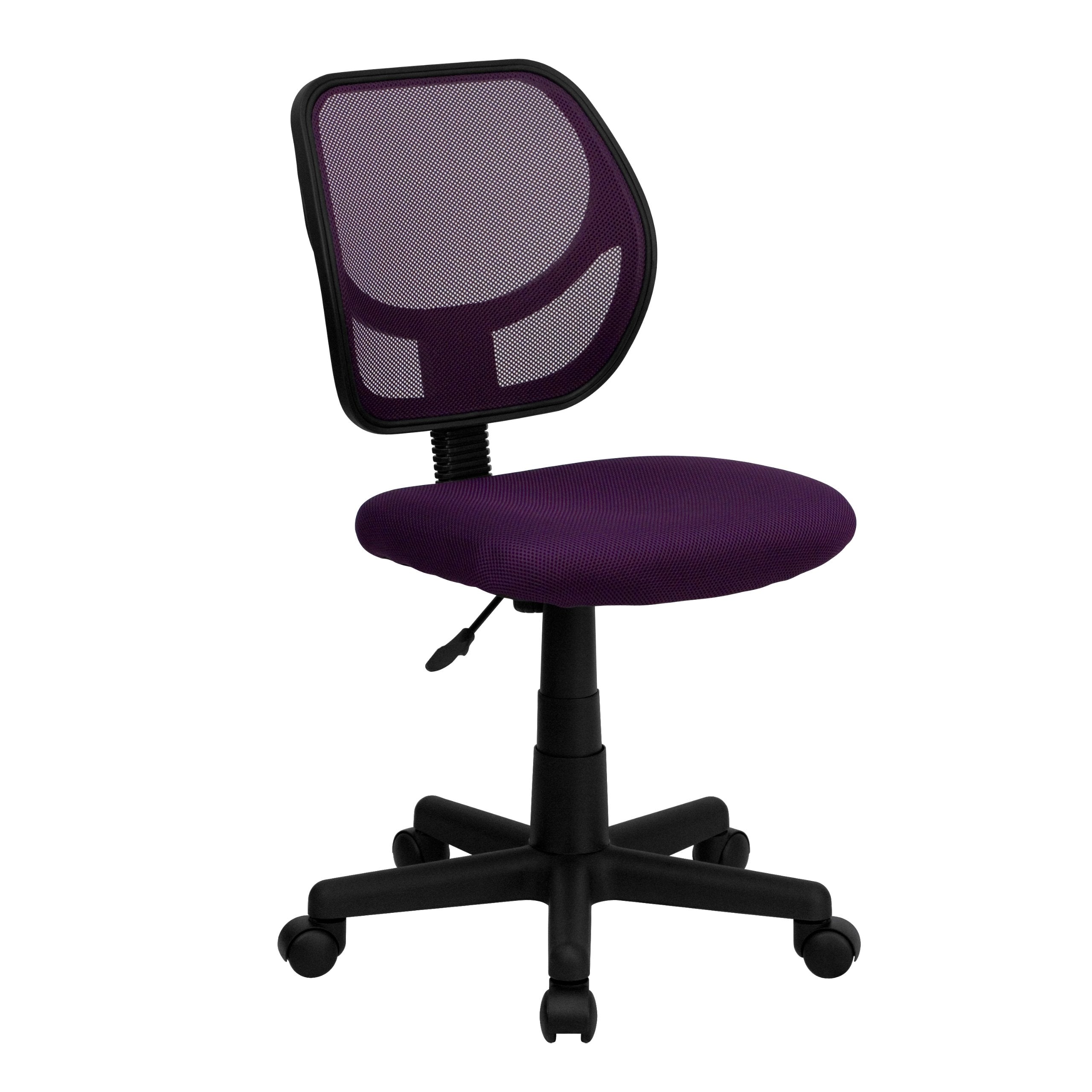 Flash Furniture Neri Low Back Purple Mesh Swivel Task Office Chair