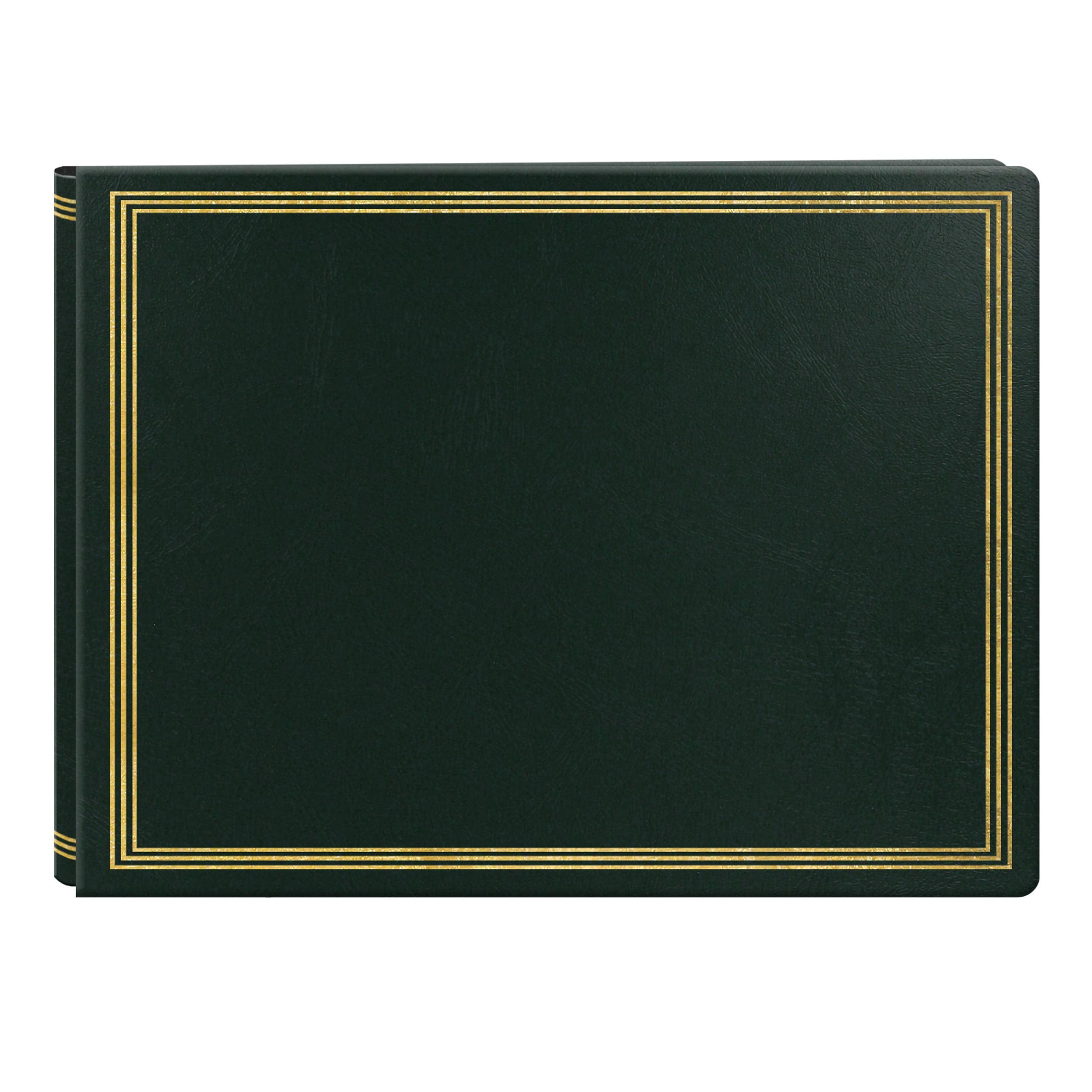 Pioneer Photo Albums Jumbo Magnetic Page X-Pando Album, Hunter Green
