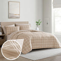 Cathay Home Basic Bedding Home Essential Ultra Soft Lightweight 5Pc Wrinkle Resistant Microfiber Bed In A Bag Set (Includes Comp