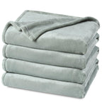 Phf Ultra Soft Fleece Blanket Twin Size, No Shed No Pilling Luxury Plush Cozy 300Gsm Lightweight Blanket For Bed, Couch, Chair, Sofa Suitable For All Season, 66' X 90', Sage Green