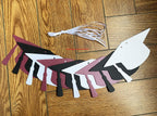 Graduation Party Decorations Maroon Black 2024/Burgundy Black Graduation Decorations 2024 Fsu Maroon Graduation 2024 4Pcs Gradua