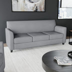 Flash Furniture HERCULES Diplomat Series Gray LeatherSoft Sofa