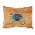 'Caroline'S Treasures 8143Pillowcase Crab Moisture Wicking Fabric Standard Pillowcase, Large, Multicolor'