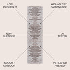 Jonathan Y Smb124A-28 Zolak Berber Stripe Geometric Indoor Outdoor Area-Rug Bohemian Contemporary Easy-Cleaning Bedroom Kitchen Backyard Patio Non Shedding, 2 X 8, Beige/Brown