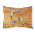 'Caroline'S Treasures 8145Pillowcase Shrimp Moisture Wicking Fabric Standard Pillowcase, Large, Multicolor'