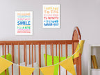 Stupell Home D  Cor Love To Moon And Back Rainbow Typog Wall Plaque Art, 10 X 0.5 X 15, Proudly Made In Usa