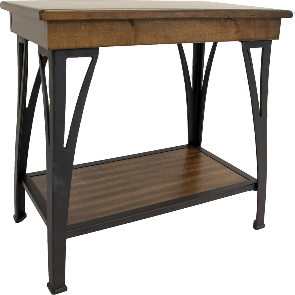 Intercon The District 15" Wide Chairside, Copper End/Side/Nesting Tables